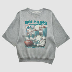 Miami Dolphins 90s Sweatshirt Gray Vintage | Fanatics