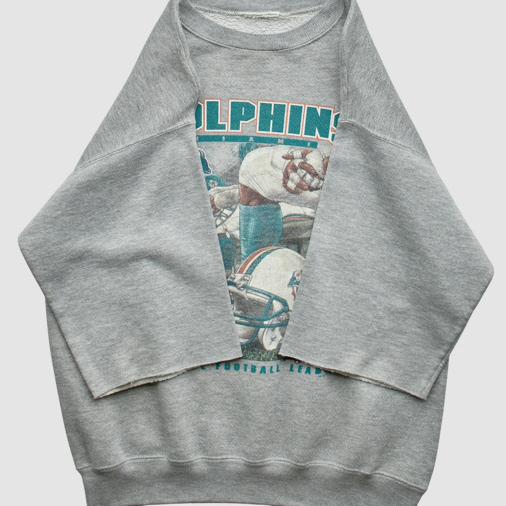 Miami Dolphins 90s Sweatshirt Gray Vintage | Fanatics