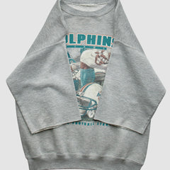 Miami Dolphins 90s Sweatshirt Gray Vintage | Fanatics
