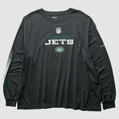 New York Jets Reebok 2000s T-Shirt Black Vintage | Fanatics