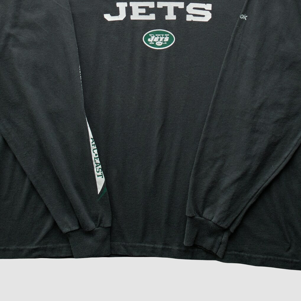 New York Jets Reebok 2000s T-Shirt Black Vintage | Fanatics
