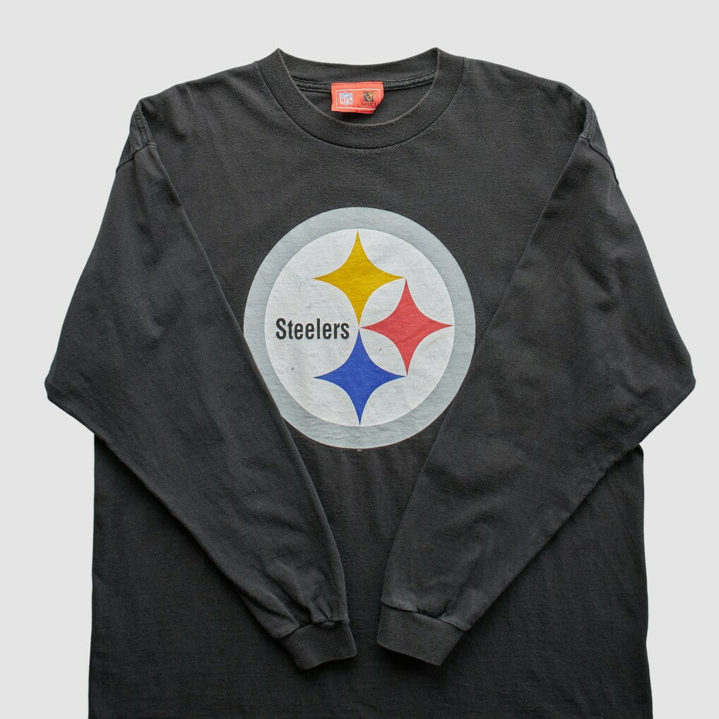 Pittsburgh Steelers NFL 2000s T-Shirt Black Vintage | Fanatics