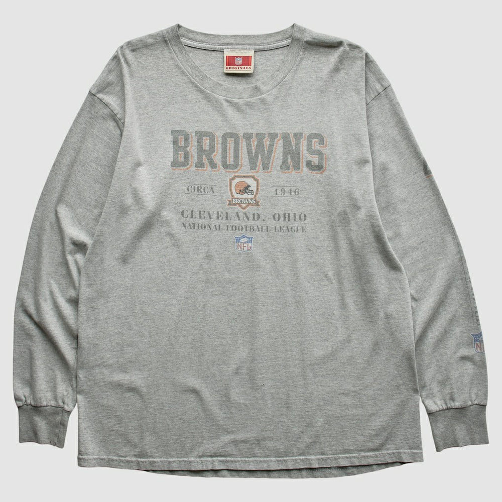 Cleveland Browns NFL Originals 2000s T-Shirt Gray Vintage | Fanatics