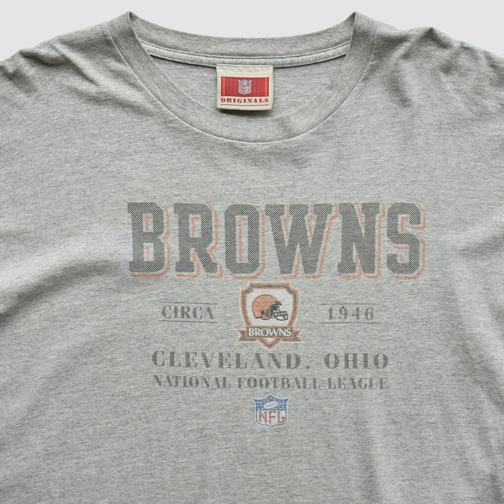 Cleveland Browns NFL Originals 2000s T-Shirt Gray Vintage | Fanatics