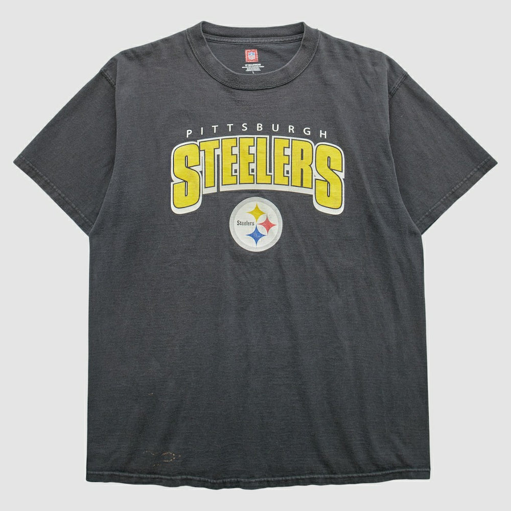 Pittsburgh Steelers 2000s T-Shirt Black Vintage | Fanatics