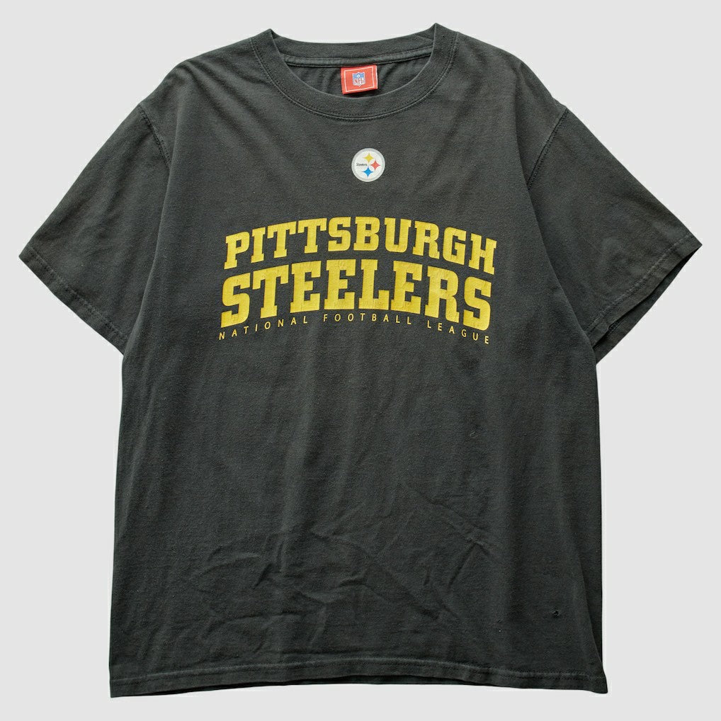 Pittsburgh Steelers NFL 2000s T-Shirt Black Vintage | Fanatics