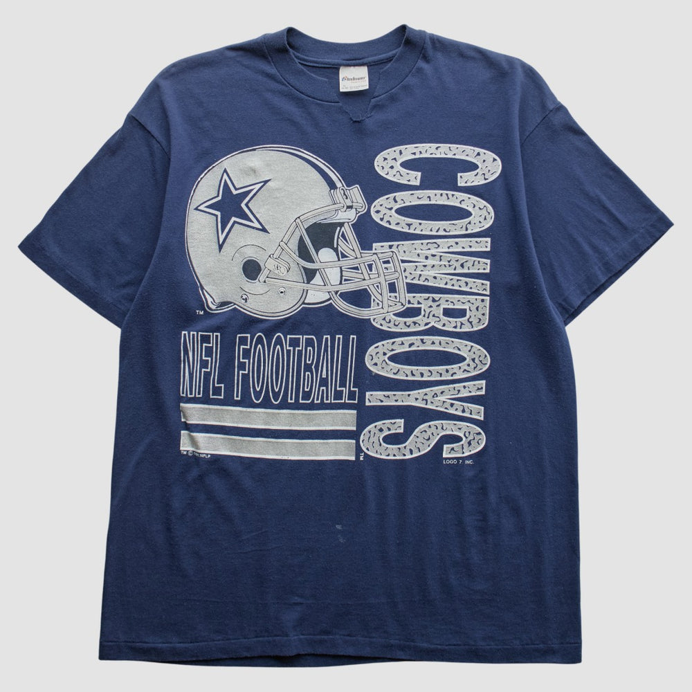 Dallas Cowboys Logo 7 1991 T-Shirt Navy Vintage | Fanatics