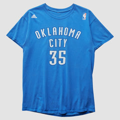 Oklahoma City Thunder 2000s T-Shirt Blue Vintage - NBA