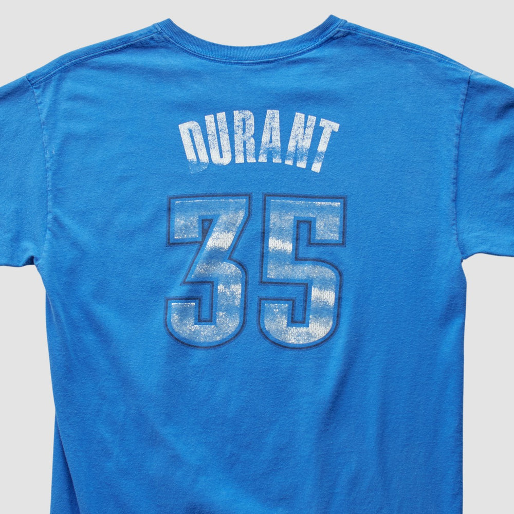 Oklahoma City Thunder 2000s T-Shirt Blue Vintage - NBA