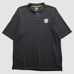 Pittsburgh Steelers 2010s Polo Black Vintage | Fanatics