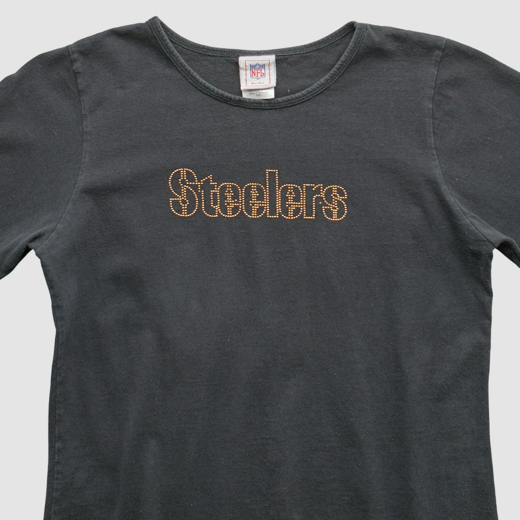 Pittsburgh Steelers NFL 2000s T-Shirt Black Vintage | Fanatics