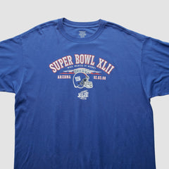 New York Giants Reebok 2008 T-Shirt Blue Vintage | Fanatics