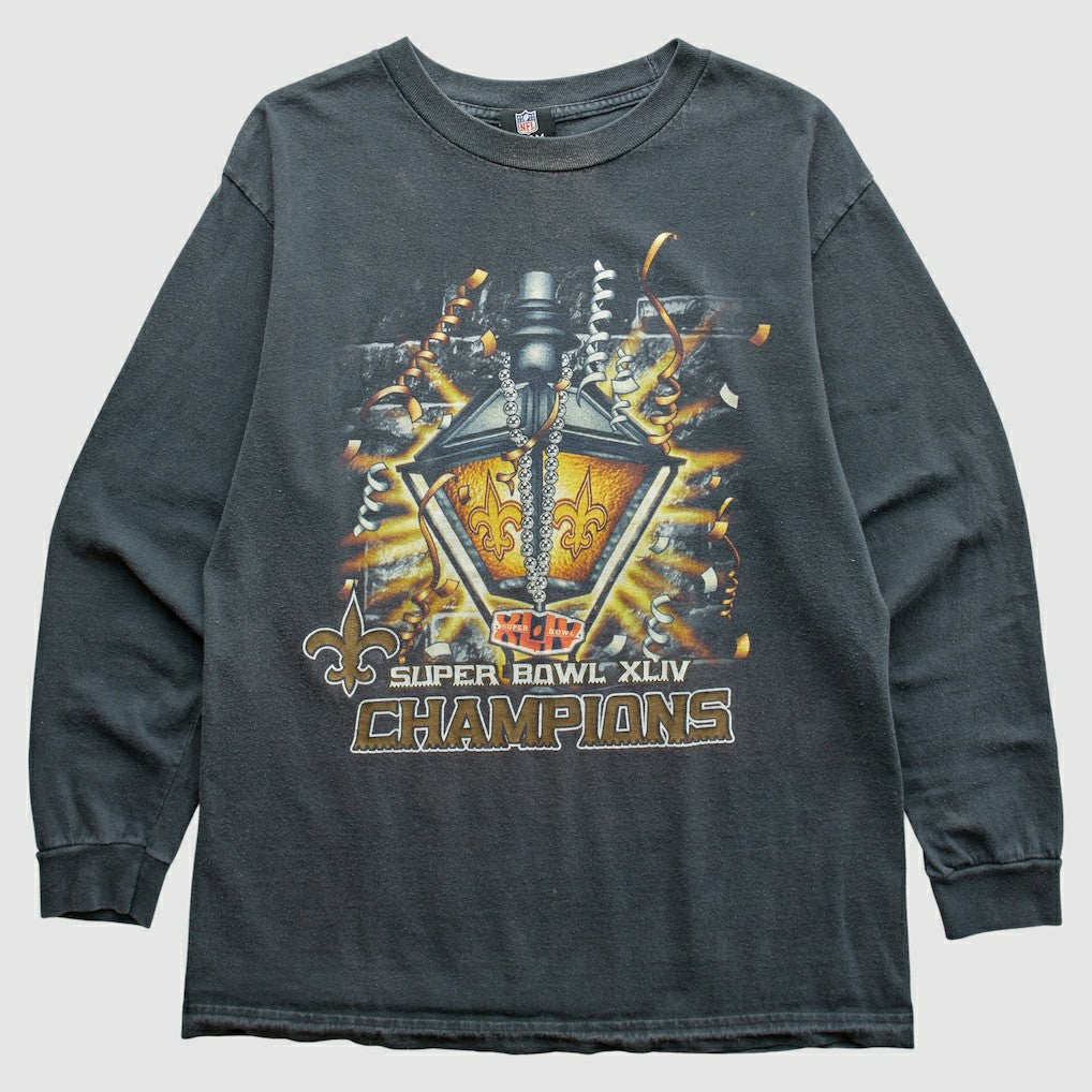 New Orleans Saints NFL 2010 T-Shirt Black Vintage | Fanatics