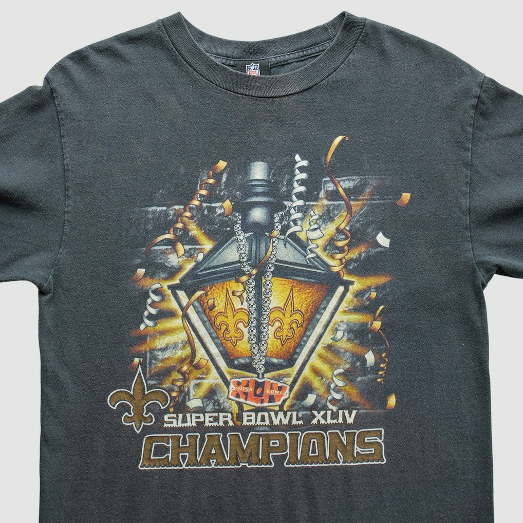 New Orleans Saints NFL 2010 T-Shirt Black Vintage | Fanatics