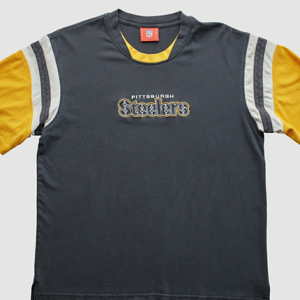 Pittsburgh Steelers NFL 2000s T-Shirt Black Vintage | Fanatics