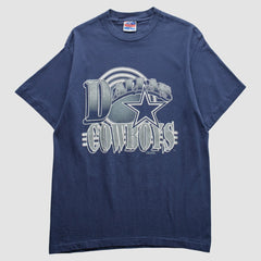 Dallas Cowboys Trench 90s T-Shirt Navy Vintage | Fanatics