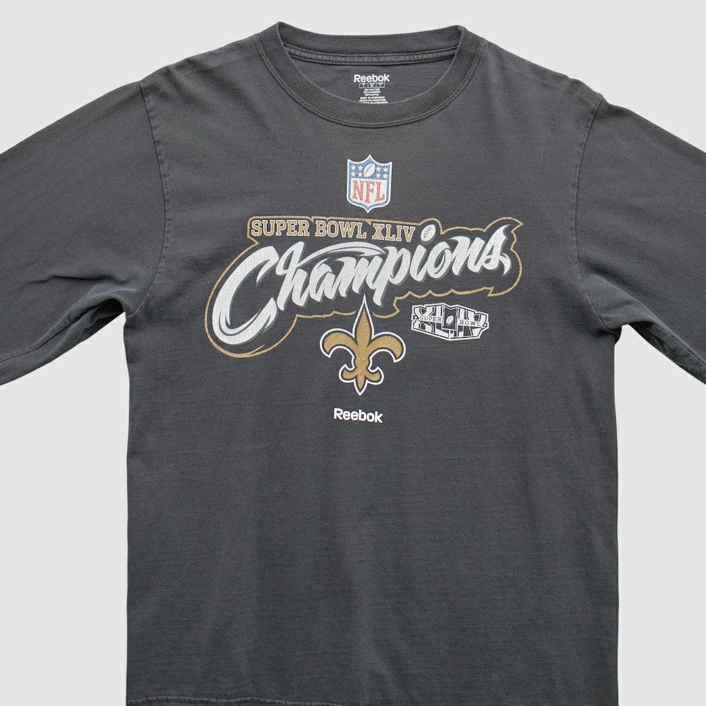 New Orleans Saints Reebok 2010 T-Shirt Black Vintage | Fanatics