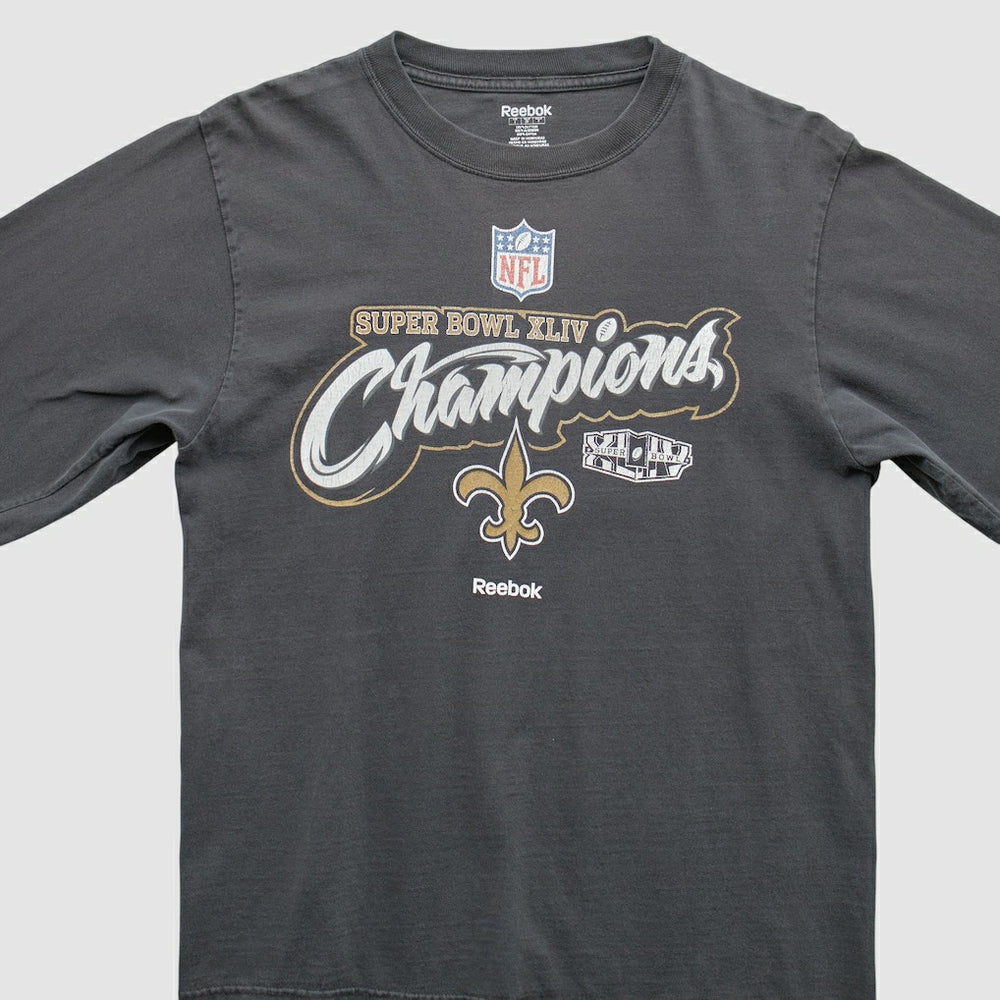 New Orleans Saints Reebok 2010 T-Shirt Black Vintage | Fanatics