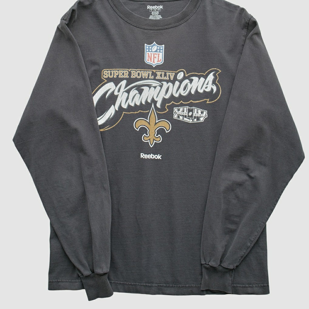 New Orleans Saints Reebok 2010 T-Shirt Black Vintage | Fanatics