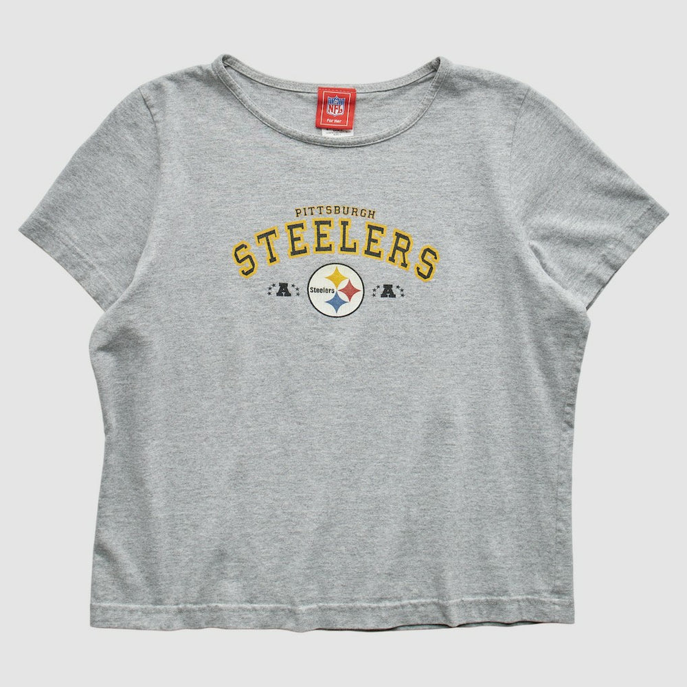 Pittsburgh Steelers NFL 2000s T-Shirt Gray Vintage | Fanatics
