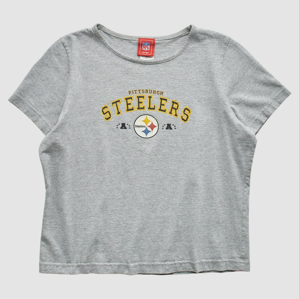 Pittsburgh Steelers NFL 2000s T-Shirt Gray Vintage | Fanatics