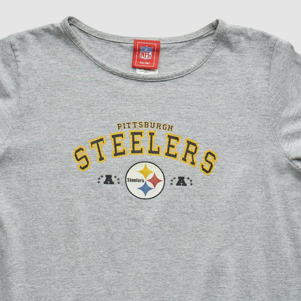 Pittsburgh Steelers NFL 2000s T-Shirt Gray Vintage | Fanatics