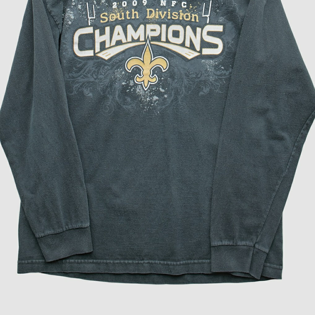 New Orleans Saints 2009 T-Shirt Black Vintage | Fanatics