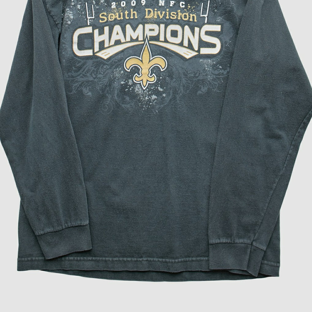 New Orleans Saints 2009 T-Shirt Black Vintage | Fanatics