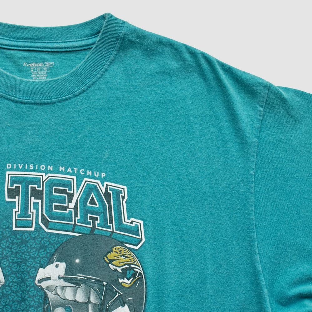 Indianapolis Colts vs. Jacksonville Jaguars Reebok 2007 T-Shirt Teal Vintage | Fanatics