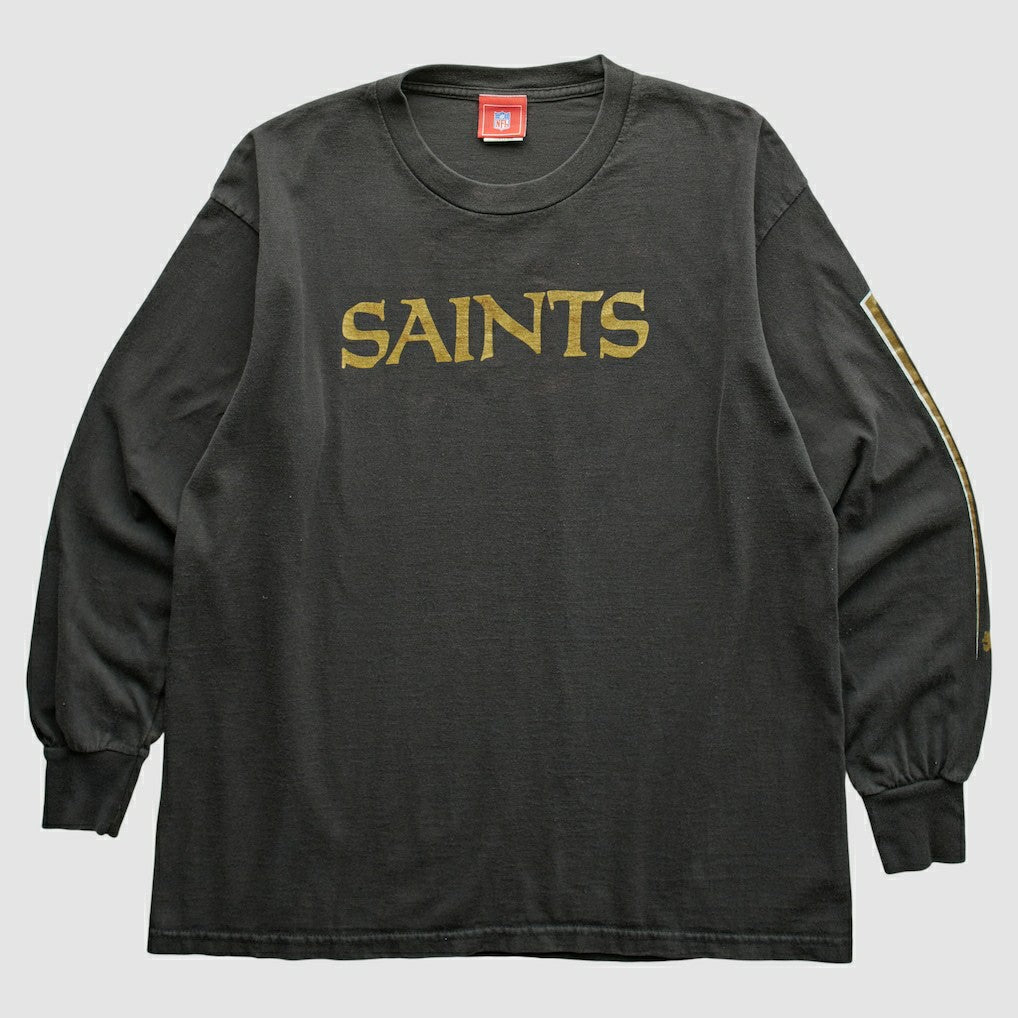 New Orleans Saints NFL 2000s T-Shirt Black Vintage | Fanatics