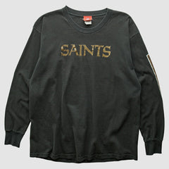 New Orleans Saints NFL 2000s T-Shirt Black Vintage | Fanatics