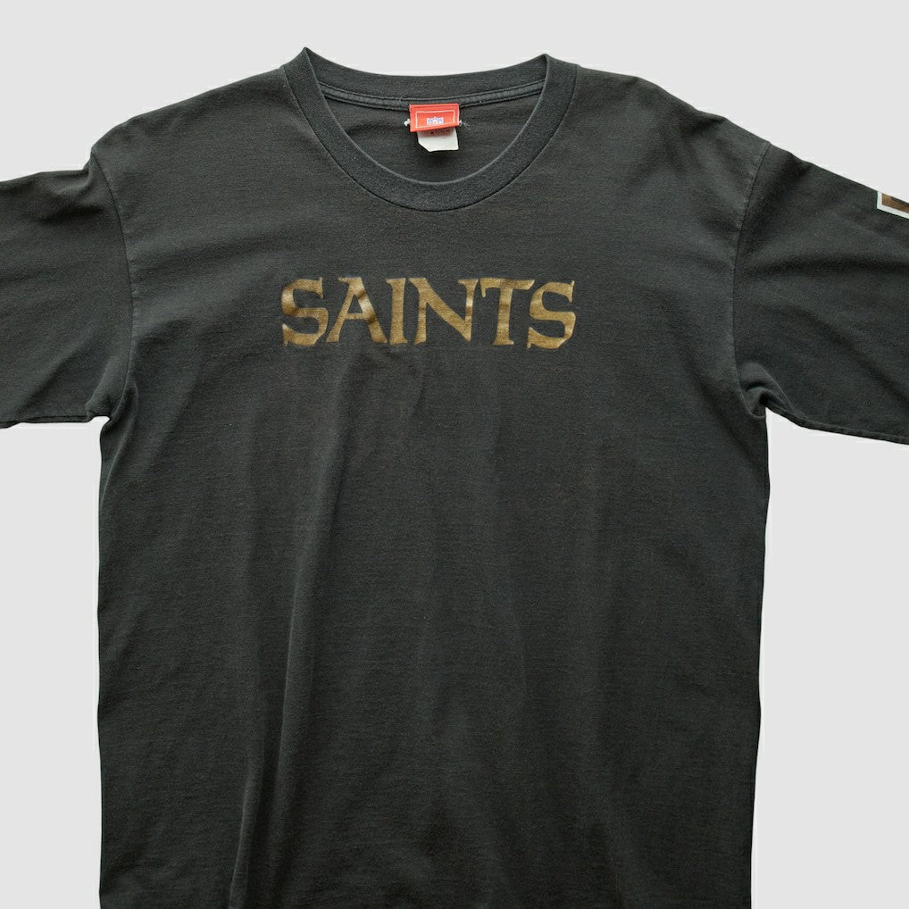 New Orleans Saints NFL 2000s T-Shirt Black Vintage | Fanatics