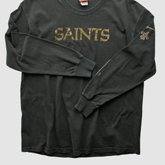 New Orleans Saints NFL 2000s T-Shirt Black Vintage | Fanatics