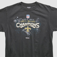 New Orleans Saints Reebok 2009 T-Shirt Black Vintage | Fanatics