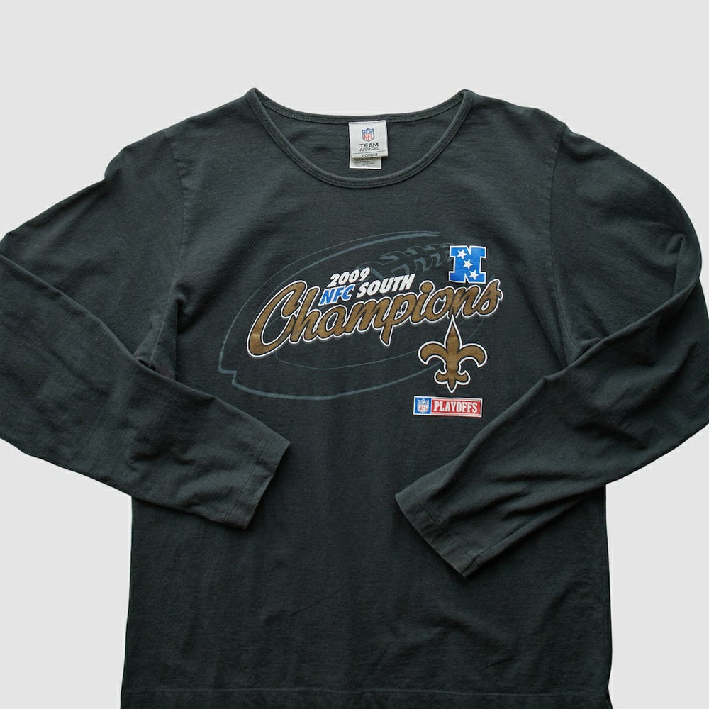 New Orleans Saints NFL 2009 T-Shirt Black Vintage | Fanatics