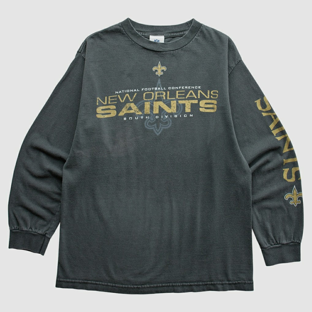 New Orleans Saints NFL 2000s T-Shirt Black Vintage | Fanatics