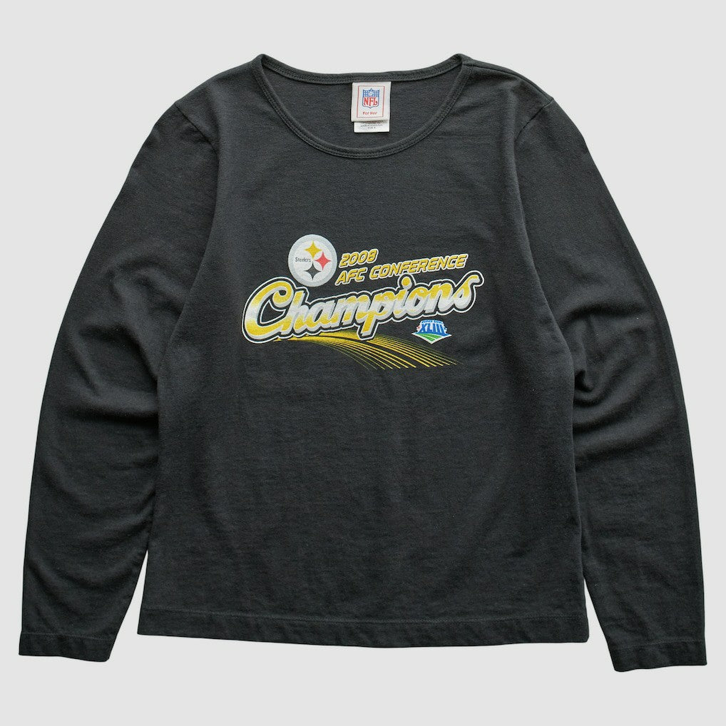 Pittsburgh Steelers NFL 2008 T-Shirt Black Vintage | Fanatics