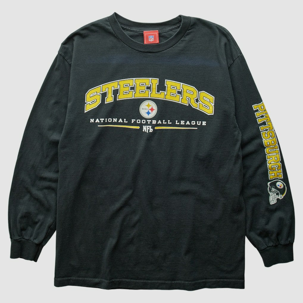 Pittsburgh Steelers NFL 2000s T-Shirt Black Vintage | Fanatics