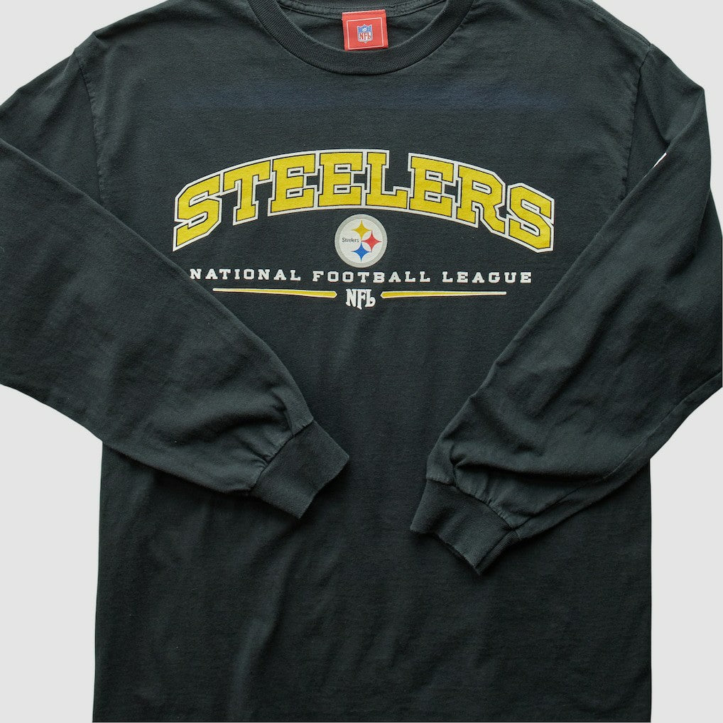 Pittsburgh Steelers NFL 2000s T-Shirt Black Vintage | Fanatics