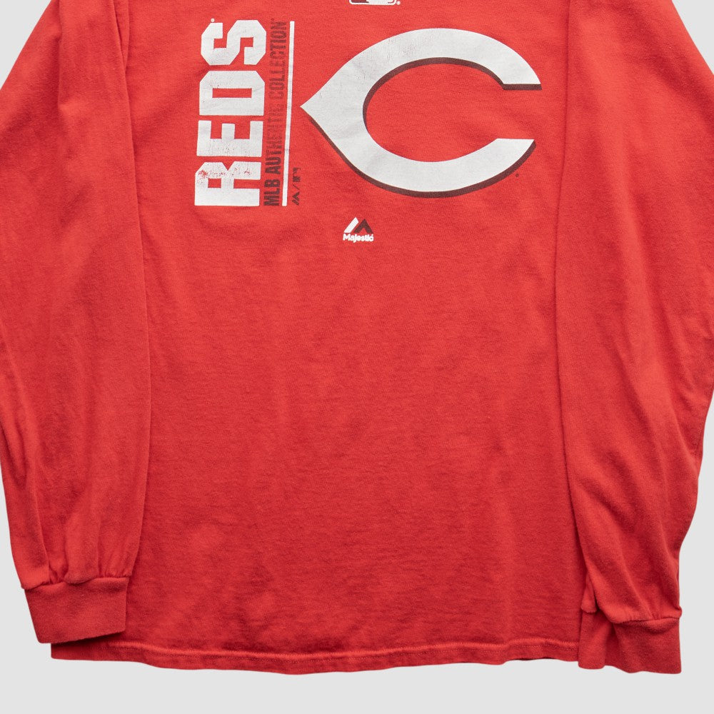Cincinnati Reds Majestic 2000s T-Shirt - MLB