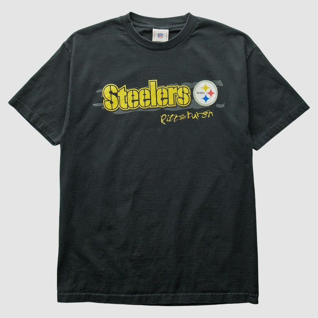 Pittsburgh Steelers NFL 2000s T-Shirt Black Vintage | Fanatics