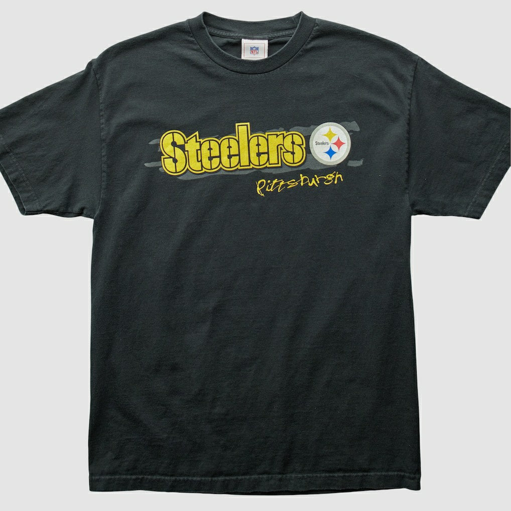 Pittsburgh Steelers NFL 2000s T-Shirt Black Vintage | Fanatics