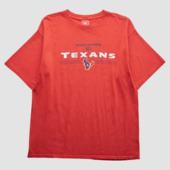 Houston Texans NFL 2000s T-Shirt Red Vintage | Fanatics
