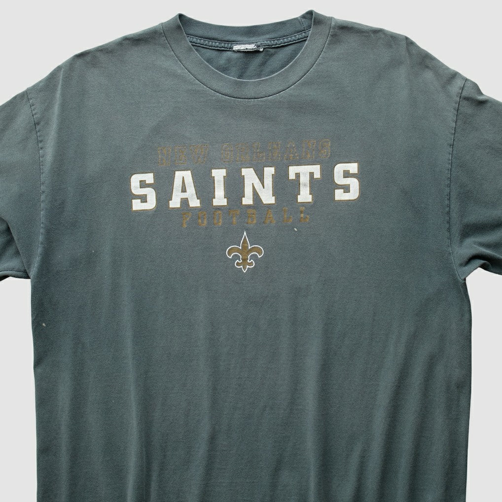 New Orleans Saints 2000s T-Shirt Gray Vintage | Fanatics