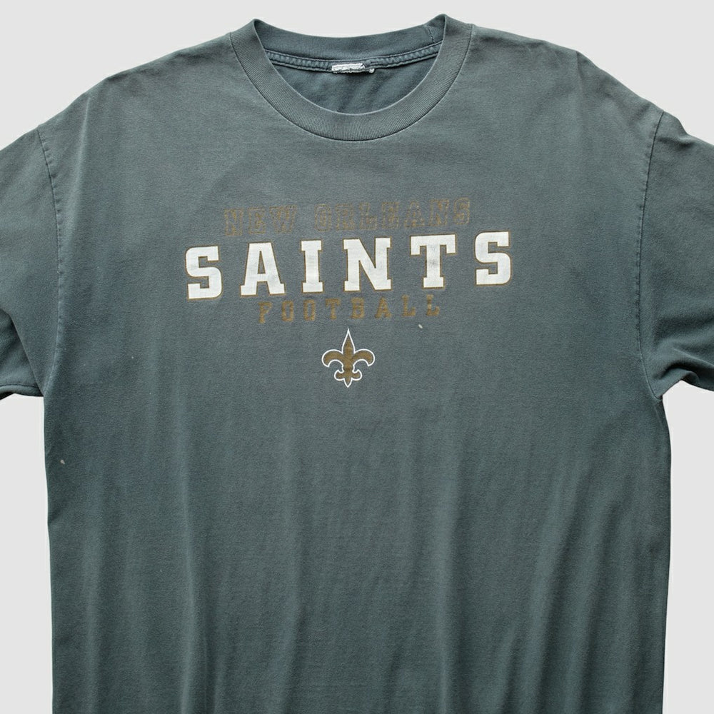 New Orleans Saints 2000s T-Shirt Gray Vintage | Fanatics