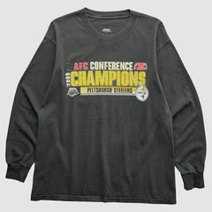 Pittsburgh Steelers 2008 T-Shirt Black Vintage | Fanatics
