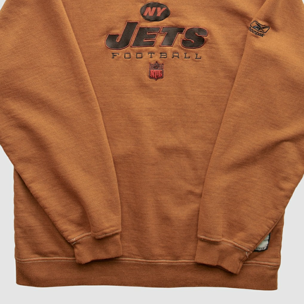 New York Jets Reebok 2000s Pullover Sweatshirt Brown Vintage | Fanatics