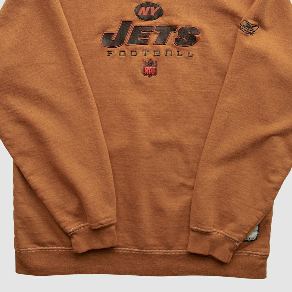 New York Jets Reebok 2000s Pullover Sweatshirt Brown Vintage | Fanatics