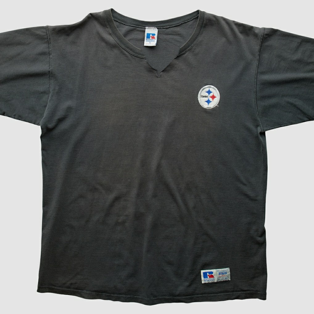 Pittsburgh Steelers Russell 90s T-Shirt Black Vintage | Fanatics