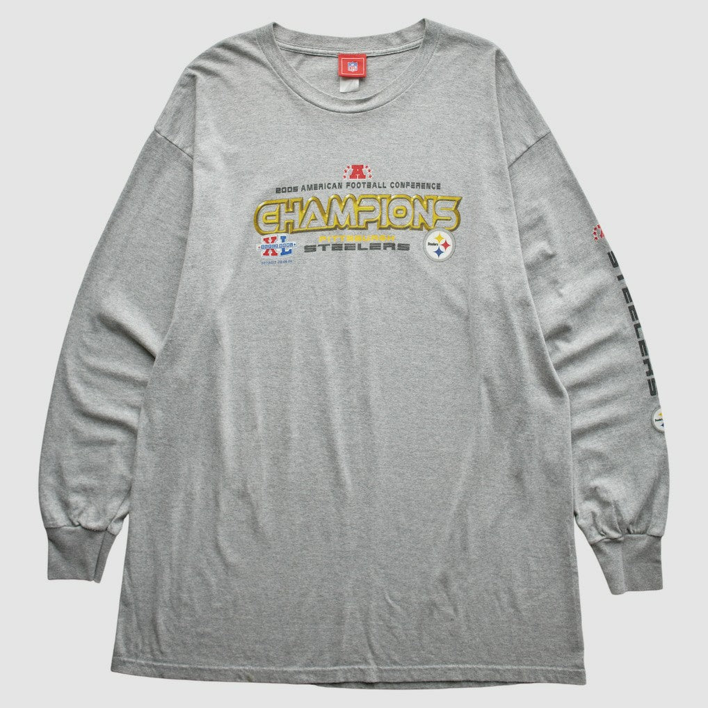 Pittsburgh Steelers NFL 2005 T-Shirt Gray Vintage | Fanatics